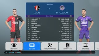 ATLAS VS FC MAZATLAN JORNADA 12 LIGA MX APERTURA 2024 [upl. by Etnohs]