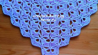 élégant et facile❗️châle crochet magnifique facile amp rapide étape par étapechâle crochet [upl. by Read920]