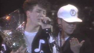 NKOTB  Medley live in NY 1990 HQ [upl. by Lindner]