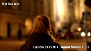 Canon EOS M  Canon 50mm 18 II [upl. by Bertrand640]