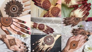 simple gol tikki mehndi design pakistani mehndi design Arabic mehndi design 2024 [upl. by Ardnait]