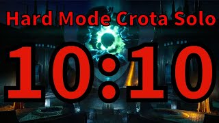 Lv33 Crotas End Solo in 1010 [upl. by Hedveh]