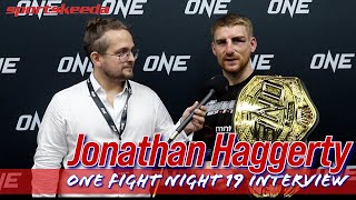 Jonathan Haggerty ONE Fight Night 19 post event interview [upl. by Aicelf]