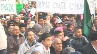 Manifestation Pro palestinienne à Nîmes [upl. by Irrok479]