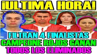 ULTIMA HORA FILTRAN 4 FINALISTAS  CAMPEONES ROJOS GANAN  TODOS LOS ELIMINADOS EXATLÓN MEXICO 2024 [upl. by Amador]