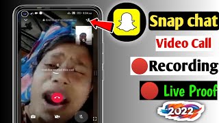 Snapchat video call recording  Snapchat video call Recording kaise karte hai  WebSocial 12M [upl. by Belter]