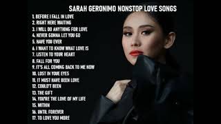 Sarah Geronimo NON STOP LOVE SONGS  The Best of Sarah Geronimo FULL ALBUM PLAYLIST of [upl. by Cris78]