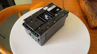 KD003234 C540 ATM Spare Parts Fujitsu F53 F56 Machine Black Cassette [upl. by Enellek714]