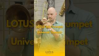 LOTUS Solo vs Universal Trumpet lotustrumpets trumpet mouthpiece [upl. by Brass69]