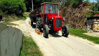 imt 539 traktor test kočnica nagib 22 tractor brake test [upl. by Iatnwahs]