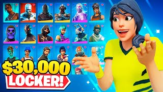 Our 30000 Fortnite Locker Tour [upl. by Durr]