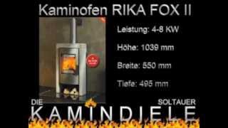 Kaminofen Rika Fox II  KamindieleSoltaude [upl. by Neda]