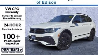 Certified 2022 Volkswagen Tiguan Edison NJ Newark NJ 241333A [upl. by Keemahs]