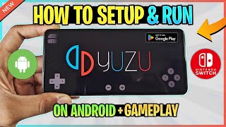 How To Setup Yuzu Emulator For Android  New Nintendo Switch Emulator  Gameplay [upl. by Mian]