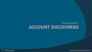 Passwordstate 8  How to set up an Account Discovery [upl. by Peh]