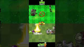 Pvz vs pvz 2  Melon Pult Shrooms Plant Team  Cob Cannon Plant Vs Gargantuar zombie Team shorts [upl. by Ceciley]