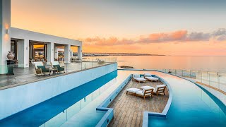 Abaton Island Resort amp Spa Cretes trendiest luxury hotel Greece full tour [upl. by Aitsirt]