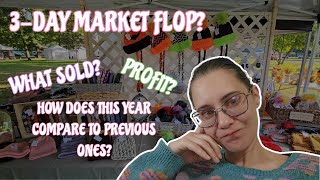 Market Vlog  Market flop  What sold  Did I make a profit  Studio Vlog 04 [upl. by Ssidnak]