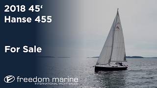 2018 Hanse 455 CAD 528800  Freedom Marine International Yacht Sales [upl. by Zile]