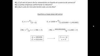 TP N° 5 Resolución Ejercicio 4 Economías internas de escala [upl. by Domel803]