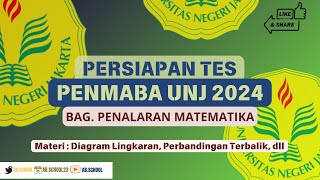 PENMABA UNJ 2024 Soal Penmaba UNJ BagPenalaran Matematika yg tipenya sring mncul penmabaunj [upl. by Adnolor468]