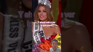 El momento más vergonzoso de Miss Universo😅 missuniverse jbalvin reaccion missuniverso [upl. by Ashli675]