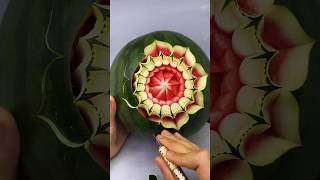 Sample Watermelon Flower Design making design creative idea shorts [upl. by Flight187]