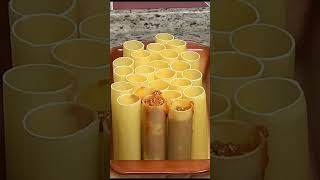 Cannelloni stuffed pasta  کانلونی food recipe [upl. by Vernor659]