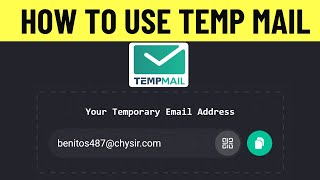 How to Use Temp Mail  Disposable Email For Account Creation [upl. by Jervis]