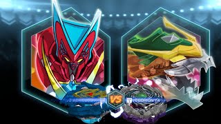 z Achilles vs yegdrion Beyblade burst quadstrike  part 1 [upl. by Janine]