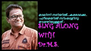 Malini NadiyilKARAOKE for FEMALE SINGERS with LyricsDrMS [upl. by Dustie]