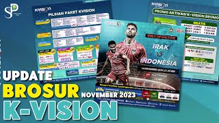 Hak Siar Kualifikasi Piala Dunia Timnas Indonesia  Update Brosur Kvision November 2023 [upl. by Samanthia825]