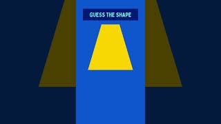 Vocabulary Quiz  Guess the Shape in 3 seconds  shapes quizzes shorts viral [upl. by Inaboy]