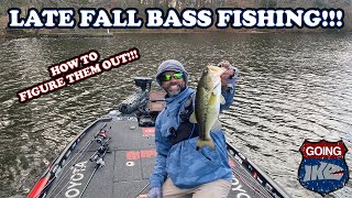 LATE Fall Bass Fishing How to Figure Them Out [upl. by Auoy]