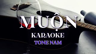 Muộn  Karaoke Tone Nam  Beat Chuẩn 2024  Sam Karaokes [upl. by Yung]