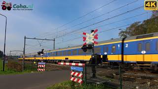 Spoorwegovergang 🚂4K🚂 Heukelomseweg Heukelom Noord Brabant  levelcrossing [upl. by Arbba506]