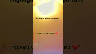 ur so important I covered u in highlighters 3 [upl. by Noda]