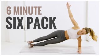 Six Minute Six Pack Workout  No Equipment Ab Burner [upl. by Yemane]