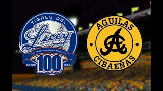 Aguilas cibaeñas vs Tigres de el Licey [upl. by Adelaida]