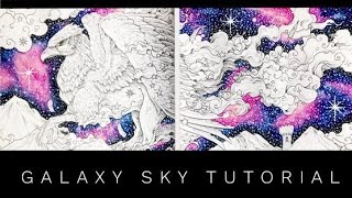 Tutorial Galaxy Sky in Neocolor II [upl. by Enajyram]