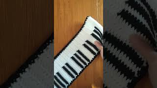 Háčkovaná ŠÁLA s KLAVIATUROU crochet hackovani sala klaviatura [upl. by Ttegdirb]