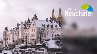 Neuchâtel en 360 nuances de blanc vidéo 360° [upl. by Guenzi707]