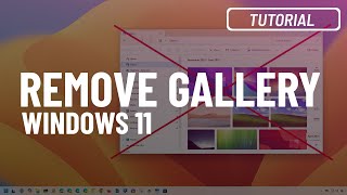 Remove Gallery from File Explorer on Windows 11 2024 ✅ Tested [upl. by Ebehp483]