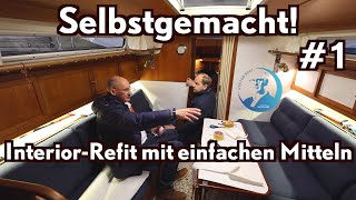 Selbstgemacht 1 InteriorRefit  aus dunkler Höhle zu modernem Boot [upl. by Nylirek282]