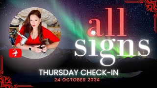 24 October 2024⚡️Thursday CheckIn⚡️All Energies Tarot ♐ ♓ ♊ ♍ ♈ ♋ ♎ ♑ ♒ ♌ ♉ ♏ TIMESTAMPED [upl. by Hailat]