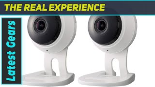 Samsung Wisenet SmartCam 1080p Full HD Plus WiFi Camera Double Pack  Best Home Security [upl. by Oirogerg]