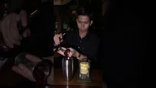 Grenadine syrupHennessy whisky with vaccariHalloween cocktailbar drink htun Linn vlogs [upl. by Nesyla884]