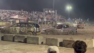 Ancaster Fair figure 8 demolition derby [upl. by Doehne112]