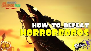 How to defeat HORRORBOROS in Salmon Run Splatoon 3 [upl. by Ahsirahc]