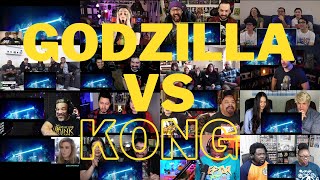 GODZILLA vs KONG MASSIVE REACTION MASHUP [upl. by Terry]